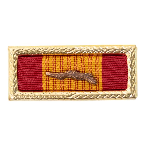 Ribbon Unit Citation: Army Vietnam Gallantry Cross with large frame.  Palm attachment included but not mounted. For Cheap