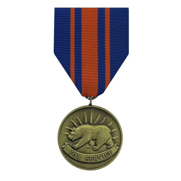 Full Size Medal: California National Guard Service Medal For Cheap