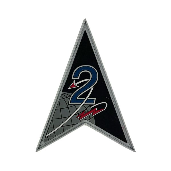 U.S. Space Force PVC Patch Space Delta 2 with hook Discount