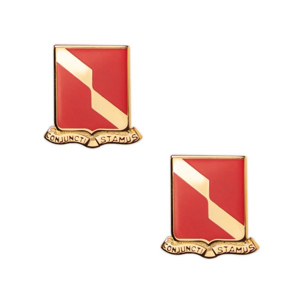 Army Crest: 27th Field Artillery - Motto: Conjuncti Stamus Hot on Sale