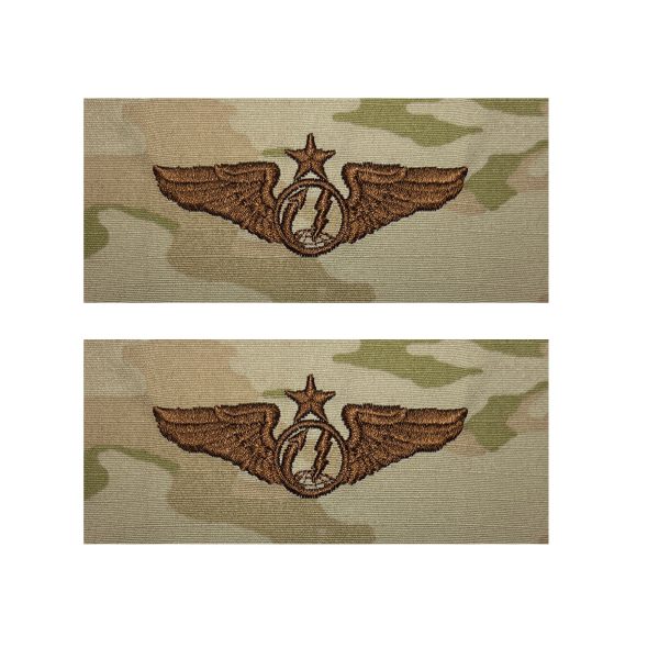 Air Force Embroidered Badge: Remotely Piloted Aircraft Sensor Operator: Senior - embroidered on OCP For Sale