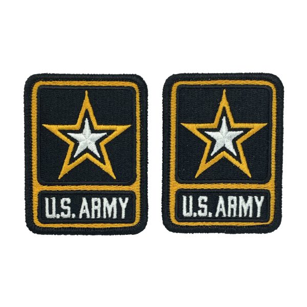 Army Patch: US Army Star Logo - Full Color with hook closure For Discount