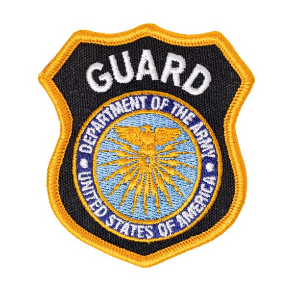 Army Cap Patch: Department of the Army Guard - Full Color embroidery Supply