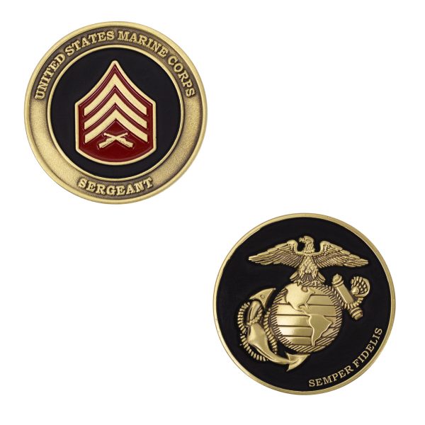 Marine Corps Coin: Sergeant 1.75  For Discount