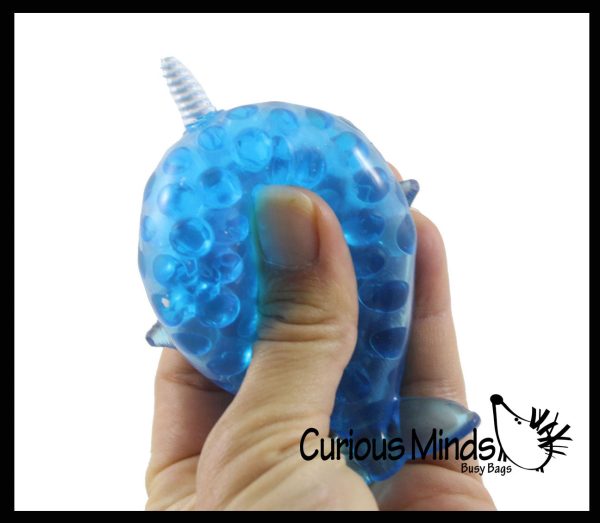 Sticky Narwhal Ceiling Target Balls - Throw Globs to Stick to Ceiling and Catch When it Falls - Fish Water Bead Filled Squeeze Stress Ball  -  Sensory, Stress, Fidget Toy For Sale - Image 5