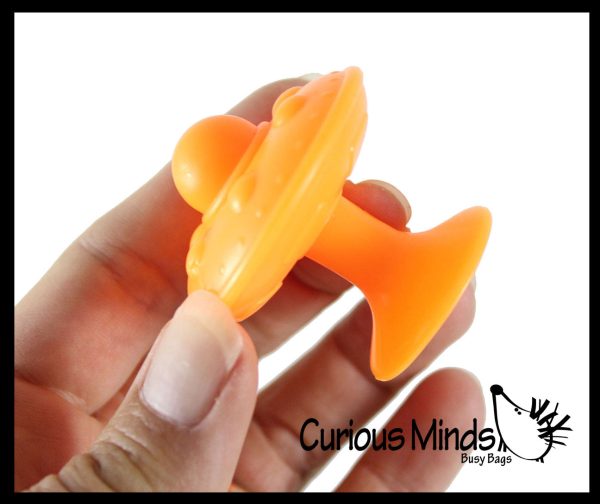 LAST CHANCE - LIMITED STOCK - SALE  - Suction Saucers - Fun Fine Motor Fidget Toys - Pick Up Objects or Stick to Any Smooth Surface. Online Sale - Image 4