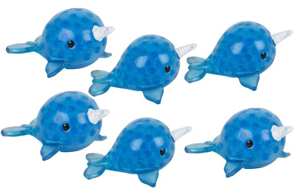 Sticky Narwhal Ceiling Target Balls - Throw Globs to Stick to Ceiling and Catch When it Falls - Fish Water Bead Filled Squeeze Stress Ball  -  Sensory, Stress, Fidget Toy For Sale - Image 2