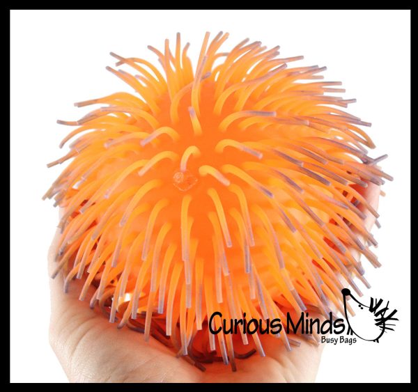 6  Puffer Ball -  Indoor Soft Hairy Air-Filled Sensory Ball Online Sale - Image 3