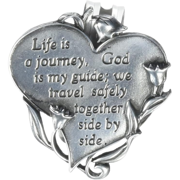 Cathedral Art : Life is a Journey Please Drive Safely  Visor Clip Cheap